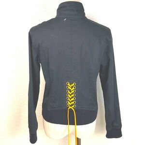 Touch‎ by Alyssa Milano Pittsburgh Steelers Lace-Up Back Jacket/SizeS/Black&Gold